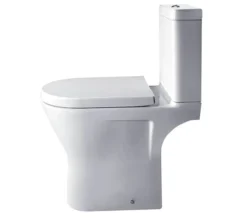 Essential IVY Comfort Height White Close Coupled WC Pan With Cistern And Seat