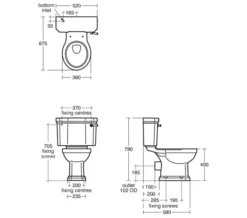 Ideal Standard Waverly White Close Coupled WC Pan 675mm And Cistern -Burlington Shop M700 2023 7 24 8 14 36 279