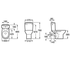 Roca Laura Close Coupled White WC Pan Only - 342396000 -Burlington Shop M700 2023 7 31 11 35 32 956