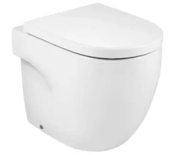 Roca Meridian-N White Comfort Height Back-To-Wall WC Pan