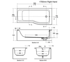 Ideal Standard Connect Air White Idealform Plus Shower Bath -Burlington Shop M700 2023 9 12 12 20 1 316