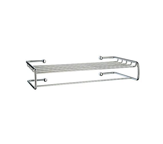 Smedbo Sideline 510mm Polished Chrome Towel Rack With Rail 1 Smedbo Sideline 510mm Polished Chrome Towel Rack With Rail
