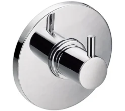 Flova Levo Diamond Chrome Finish Concealed Shut Off Valve With 3 Way Diverter
