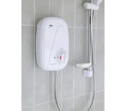 Mira Vigour Manual Power Shower White And Chrome -Burlington Shop QS V19332 4 mn 1