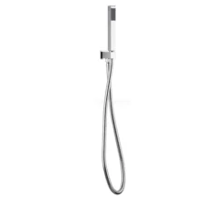Crosswater Chrome Shower Handset With Wall Outlet And Hose -Burlington Shop QS V22697 1 mn