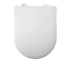 Roper Rhodes Define D-Shaped Soft Closing Toilet Seat White -Burlington Shop QS V23397 3 mn