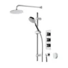 Roper Rhodes Event Chrome Triple Control Shower System 22 - SVSET22
