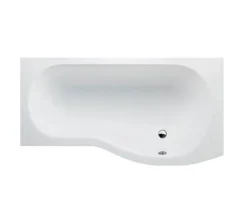 Cleargreen Ecoround White Shower Bath -Burlington Shop QS V26290 1 mn