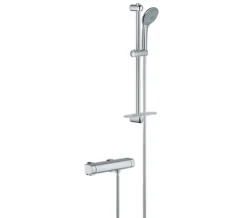 Grohe Grohtherm 2000 New Exposed Chrome Thermostatic Shower Set