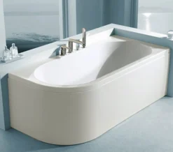 Carron Status Left Hand Corner Bath 1600 X 725mm -Burlington Shop QS V39538 4 mn