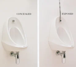 Twyford Camden 500 X 350 X 330mm Single White Urinal Bowl - VC7003WH -Burlington Shop QS V45435 4 mn