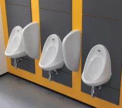 Twyford Camden 500 X 350 X 330mm Single White Urinal Bowl - VC7003WH -Burlington Shop QS V45435 5 mn