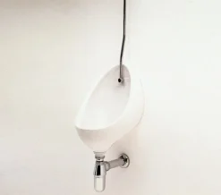 Twyford Clifton 1 White Urinal Set With Exposed Flush Pipe And Cistern -Burlington Shop QS V45443 6 mn