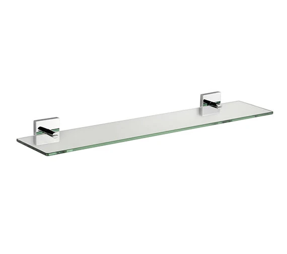 Croydex Chester Flexi-Fix Glass Shelf 590mm 2 Croydex Chester Flexi-Fix Glass Shelf 590mm - Image 2