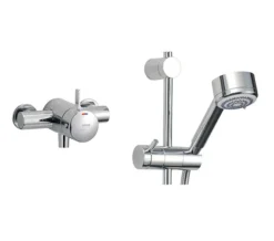 Mira Select Exposed Valve Thermostatic Mixer Shower Chrome -Burlington Shop QS V52501 4 mn