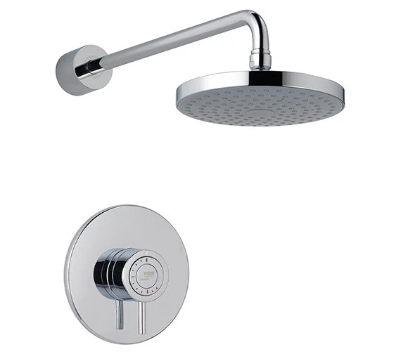 Mira Element SLT Built-In Rigid Thermostatic Mixer Shower Chrome 1 Mira Element SLT Built-In Rigid Thermostatic Mixer Shower Chrome