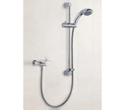 Mira Miniduo And Eco Showerhead EV Thermostatic Mixer Shower Chrome
