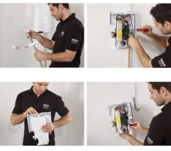 Mira Sport Multi-Fit Electric Shower 9.0kW White And Chrome - 1.1746.009 -Burlington Shop QS V56966 5 mn 1