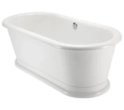 Burlington London White Round Soaking Bathtub 1800 X 850mm - E18