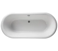 Burlington London White Round Soaking Bathtub 1800 X 850mm - E18 -Burlington Shop QS V61954 4 mn