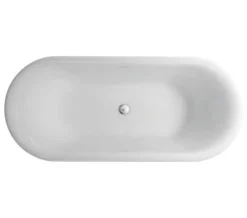 Burlington Brindley 1700mm White Soaking Bathtub With Base Skirt -Burlington Shop QS V61955 3 mn