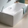 IMEX Wave 1700 X 750mm White Double Ended Bath - IMPWDE17X75