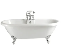 Heritage Baby Oban 1495 X 795mm Freestanding Double Ended Bath With Feet