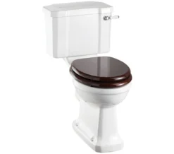 Burlington White Slimline Closed Coupled WC With Cistern And Ceramic Lever