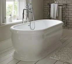 Heritage Derrymore 1745 X 790mm Double Ended Roll Top Bath -Burlington Shop QS V76063 3 mn