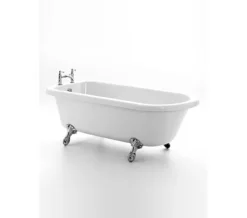 Royce Morgan Lambeth Single Ended White Bath 1665 X 715mm With Feet