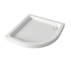 Mira Flight 900mm Quadrant Shower Tray White With Waste