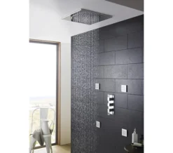 Hudson Reed Square Chrome Tile Body Jet
