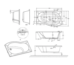 Cleargreen Ecoround White Shower Bath -Burlington Shop QS V8126 2 mn