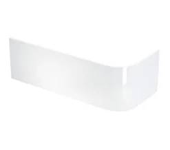 Cleargreen Viride Offset White Bath Panel - R40